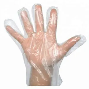 Food Preparation Premium Cast Poly Hair Dye PE Powder Free Cleaning Decorating BBQ Disposable <strong>Plastic</strong> <strong>Gloves</strong> - Product Image 1
