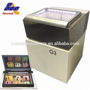 Table Top 3 4 6 Pans Mini Small Ice Cream Freezer/gelato Display Freezer - Product Image 2