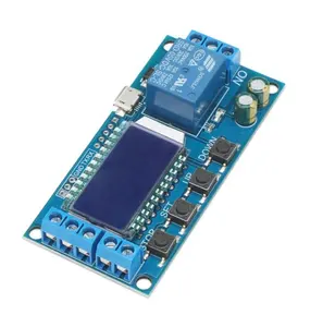 Taidacent 0.01 s-9999mins Timer Delay Relay Module DC 6 ~ 30V Counter Timer Relay Board XY-LJ02 Delay-off Cycle Timer Relay