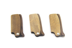 FQ Thương Hiệu Bán Buôn Gấp Gỗ Đàn Hương Râu Lược Biểu Tượng Tùy Chỉnh Lược Tóc Bằng Gỗ - Product Image 4