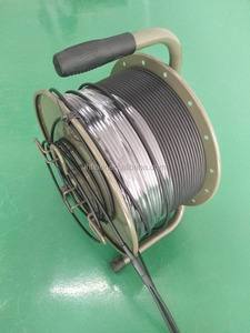 Tambor de cable de <span class=keywords><strong>fibra</strong></span> blindado móvil retráctil portátil para entornos hostiles/carro de carrete/con conector impermeable PDLC - Product Image 3