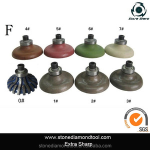 כלי אבן יהלום cnc סיביות נתב <span class=keywords><strong>portable</strong></span> עבור פרופיל גרניט / שיש - Product Image 1