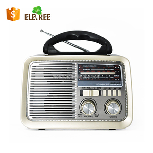 ELETREE Antic cassa in legno <span class=keywords><strong>Radio</strong></span> Sw Fm Am, altoparlanti alimentati con Usb, <span class=keywords><strong>Radio</strong></span> retrò <span class=keywords><strong>Vintage</strong></span> - Product Image 1