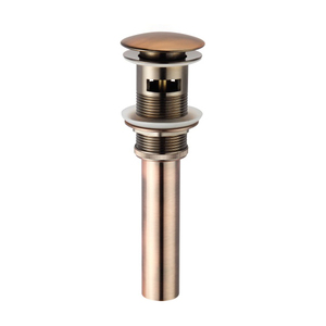 Gros Kingchun Rouge Bronze évier pop up chrome plaqué bassin des déchets Débordement Tuyau de Vidange (K8322-R) - Product Image 1