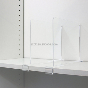 <span class=keywords><strong>Divisori</strong></span> <span class=keywords><strong>per</strong></span> Scaffali in Plexiglass Trasparente <span class=keywords><strong>per</strong></span> Armadi / Mensole in Legno - Product Image 5