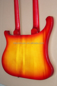 Weifang Rebon de doble cuello Ricken guitarra eléctrica en cherry <span class=keywords><strong>sunburst</strong></span> color - Product Image 5