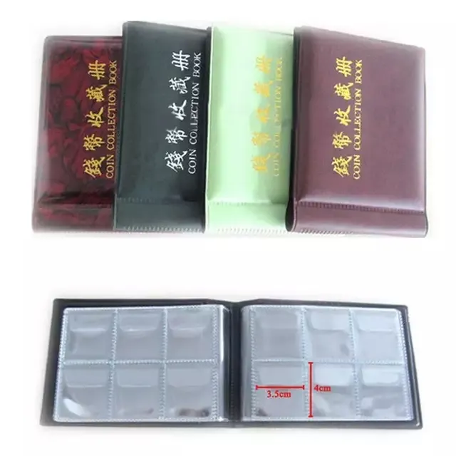 2019 Russian Coin Album & Folder 60/120 Coin Collection Holders Storage Penny Pockets Money Album Book Case for Coins hot