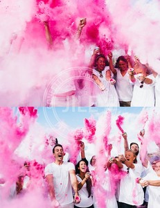 JILE Artículos para Fiestas de Revelación de Género de Bebé, Polvo de Humo de Color Rosa y Azul, Cañón de Confeti para Baby Shower - Product Image 5