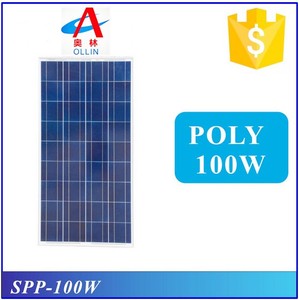कोई रंग अंतर एक ग्रेड डाई सौर सेल 100 w पाली - Product Image 2