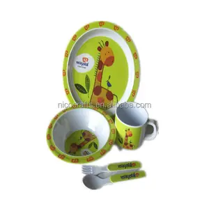 Groothandel hoge kwaliteit custom kids melamine platen diner set servies