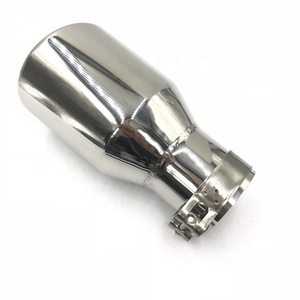 Nouveau universel 1 pièces 63mm-102mm 304 acier inoxydable voiture arrière rond tuyau d'échappement queue silencieux pointe Uk Offre Spéciale voiture accessoires - Product Image 4