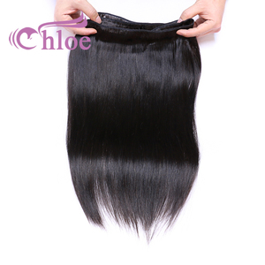 Chine usine Offre Spéciale 100% humaine cheveux raides vierge vierge cheveux raides avec hd fermeture - Product Image 3