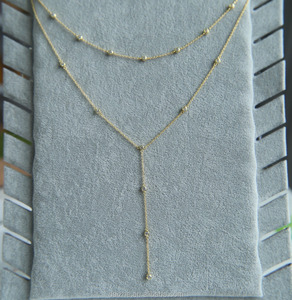 Collars Collier Multi Layer <strong>Necklace</strong> Extend Silver Rose <strong>Gold</strong> Plated <strong>Double</strong> Layer <strong>Necklace</strong> Fashion Women Choker - Product Image 5