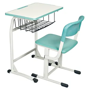 Wood Modern Single School Desk Chair