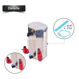 מנוע מאגר הנשם מסנן recuperateur דה vapeur dhuile אוניברסלי טנק + מסנן ערכת צילינדר אלומיניום מנוע שמן לתפוס יכול - Product Image 3