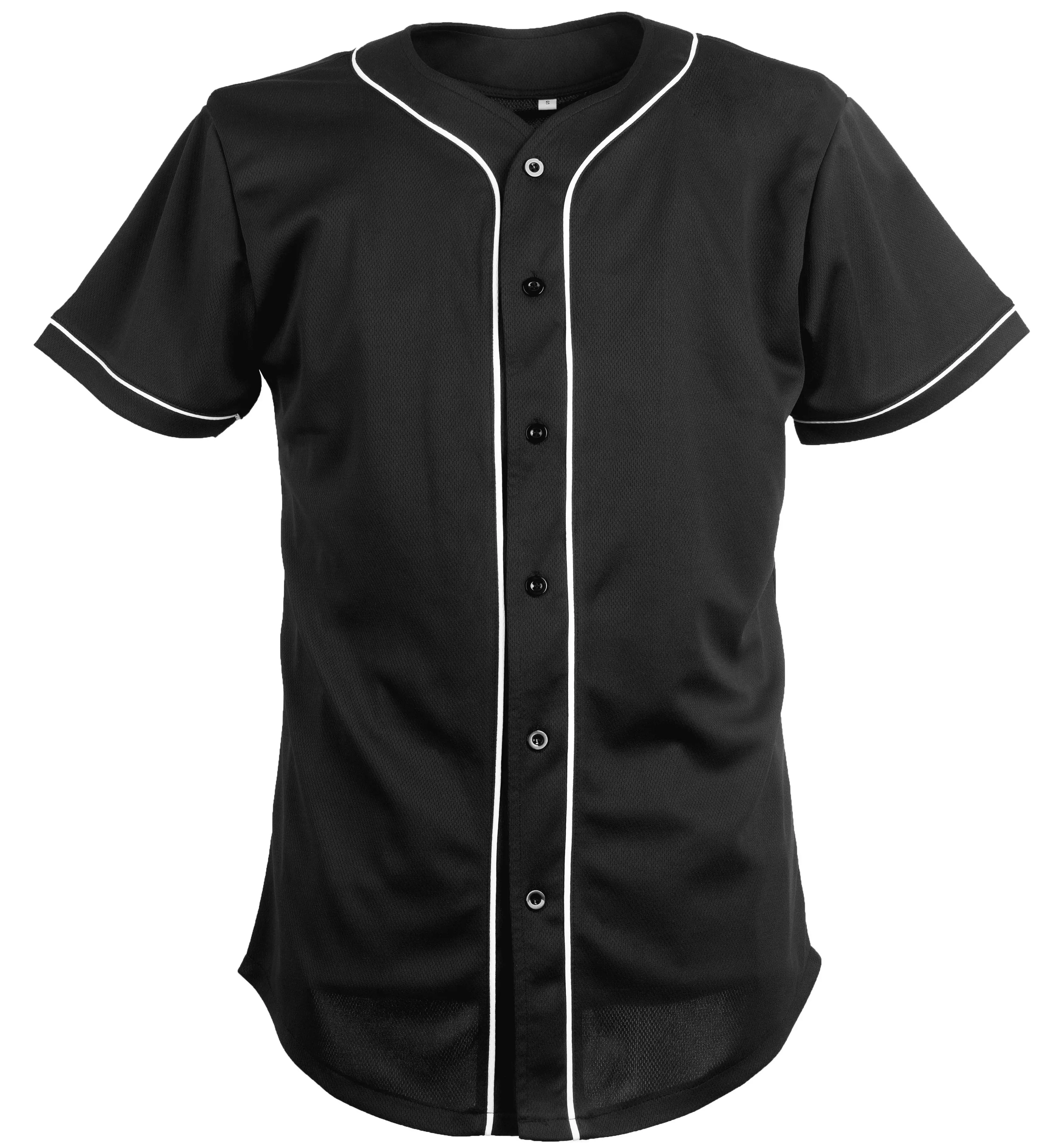 เสื้อเบสบอลโพลีเอสเตอร์100%,เสื้อเจอร์ซีย์เบสบอลว่างเปล่าพิมพ์ดิจิตอลระเหิดแบบกำหนดเอง