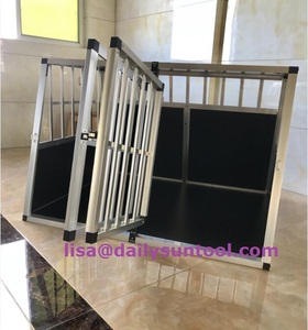 Cage à <span class=keywords><strong>chien</strong></span> à double porte pour le <span class=keywords><strong>transport</strong></span> en voiture, modèle populaire - Product Image 5