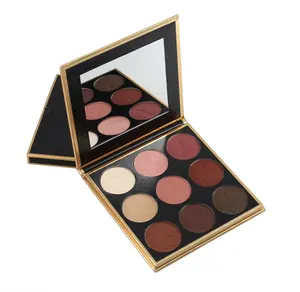 Colorful Matte Eyeshadow With Mirror Private Label 9 Eyeshadow Palette