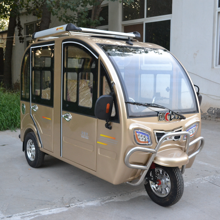 2018 New Design Enclosed Body Electric Tricycle China 5 Doors Electric