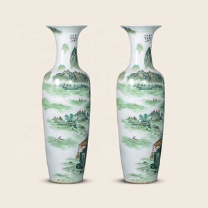 Grand <span class=keywords><strong>vase</strong></span> en céramique vert de décoration extérieure de 160 cm de haut, grand <span class=keywords><strong>vase</strong></span> de sol chinois - Product Image 6