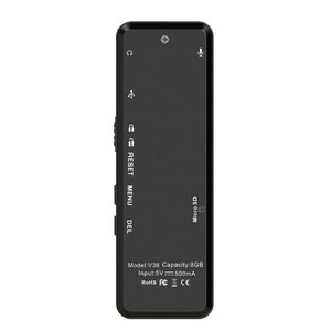 V36 Cao Nhạy Cảm Thời Gian Dài Bằng Giọng Nói Kích Hoạt Hẹn Giờ Ghi Âm Nhạc Mp3 Máy Nghe Nhạc Kỹ Thuật Số Âm Thanh Ghi Âm Giọng Nói - Product Image 6