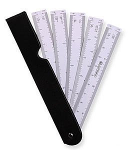 Regla de escala para ingeniero, plegable, promocional, 5 piezas - Product Image 6