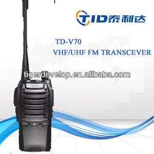 La materia fecal tid td-v70 5w 1600 mah militar durable walkie talkie dos manera de radio - Product Image 1