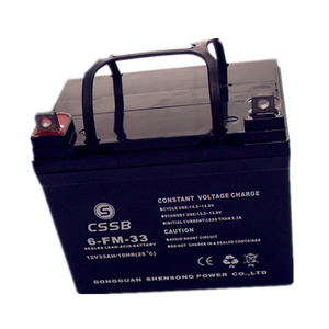 <span class=keywords><strong>12V33Ah</strong></span>充電式バルブ調整鉛カーボン電池 - Product Image 1