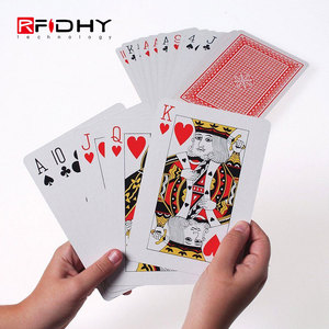 Durable PVC Poker Card RFID Plastic Playing Card