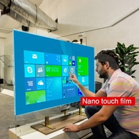 Film Nano Tactile PCAP de 15 à 100 Pouces, Haute Sensibilité, Transparent, Flexible, Souple, 50 Pouces, Projeté pour l'Affichage