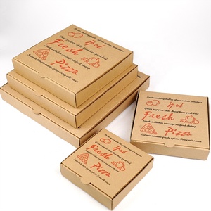 Ecológico Kraft 7 "pulgadas <span class=keywords><strong>de</strong></span> papel caja <span class=keywords><strong>de</strong></span> <span class=keywords><strong>Pizza</strong></span> <span class=keywords><strong>de</strong></span> embalaje <span class=keywords><strong>de</strong></span> alimentos - Product Image 4