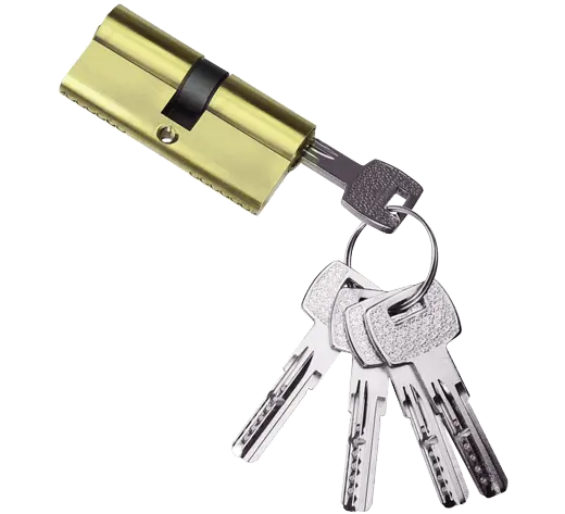 An toàn khóa xi lanh Keyi C1 Hot Bán đôi bên mở kẽm/Brass bạc tùy chỉnh cửa xi lanh 3 sắt/Brass phím Locker