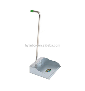 Recogedor de Polvo de Acero Galvanizado de Alta Calidad, Personalizable con Impresión, de 0.60 mm de Grosor, con Mango Largo - Product Image 1