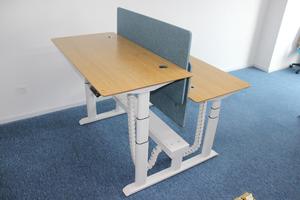 Hai Người H Thép Điện Chiều Cao Điều Chỉnh Đứng Bàn - Product Image 4