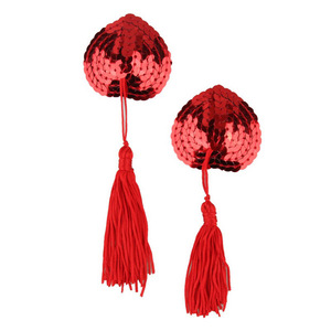 Pampilles auto-adhésives Sexy pour femmes, décoration, soutien-gorge en forme de cœur, soutien-gorge, pétales de poitrine, - Product Image 1