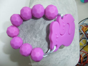 Personnalisé Silicone Bébé de Dentition Dentition Mâcher Perles Pendentif <span class=keywords><strong>Bracelet</strong></span>/<span class=keywords><strong>Bracelet</strong></span>/Bijoux Infirmière - Product Image 2