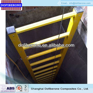 <span class=keywords><strong>FRP</strong></span> GRP sợi thủy tinh kết hợp thang và Lồng cho leo lên và lưu trữ an toàn - Product Image 3