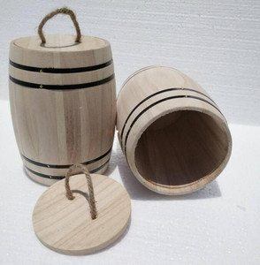 बिक्री के लिए छोटे पैकेजिंग लकड़ी के बैरल - Product Image 3