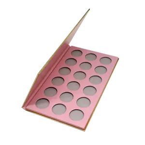 Glitter Primer Eyeshadow 18 colori Private Label Cosmetics Pressed Matte Custom Empty Eyeshadow Palette