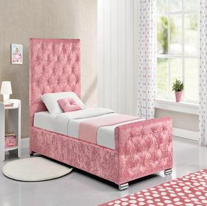 Nicht Leder Bett aus wunderbare qualität stilvolle samt