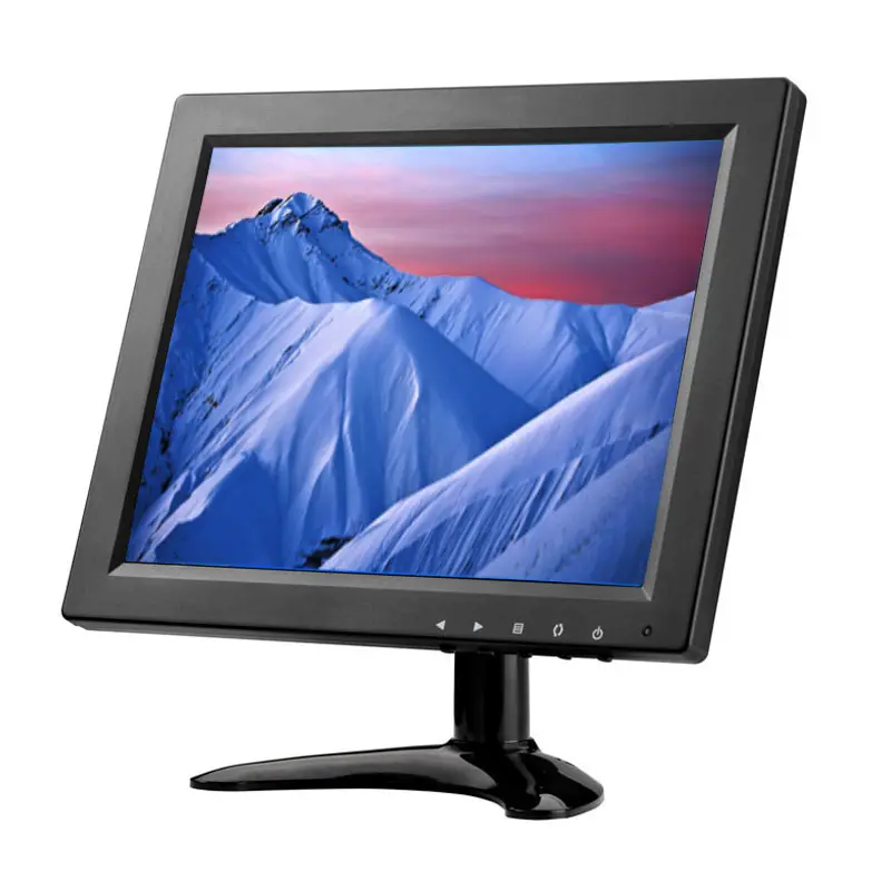 9.7 Inch LED Desktop Computer Monitor Square 4:3 Car TFT LCD Monitor With VGA Input