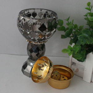 Cristal <span class=keywords><strong>bakhoor</strong></span> brûleur <span class=keywords><strong>encens</strong></span> arabe pour la chambre - Product Image 3