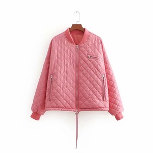 Женская стеганая зимняя куртка-бомбер высокого качества - Product Image 3
