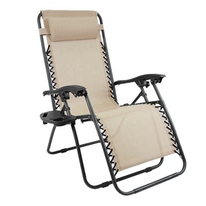 Venta caliente muebles de metal Silla de camping plegable con reposapiés sillón reclinable ajustable Silla de <span class=keywords><strong>playa</strong></span> salón silla plegable - Product Image 3