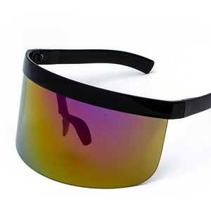 <span class=keywords><strong>Occhiali</strong></span> <span class=keywords><strong>da</strong></span> <span class=keywords><strong>Sole</strong></span> Unisex alla Moda con Montatura Grande, Protezione Solare e Maschera Integrata Anti-spia Personalizzata - Product Image 3