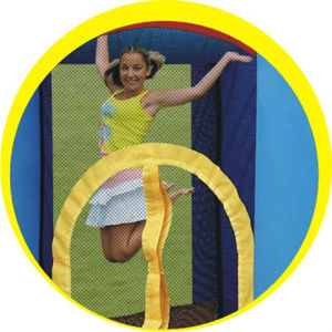 Château <span class=keywords><strong>gonflable</strong></span> <span class=keywords><strong>Happy</strong></span> <span class=keywords><strong>Hop</strong></span> Red Bricks Castle-9007 avec toboggan et trampoline, nouveau design 2013 - Product Image 4