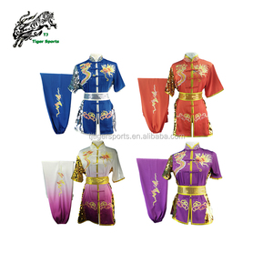 Vêtements <span class=keywords><strong>Tai</strong></span> <span class=keywords><strong>Chi</strong></span> <span class=keywords><strong>Wu</strong></span> Shu de compétition en satin de haute qualité pour la lutte Kung Fu et les arts martiaux - Product Image 1
