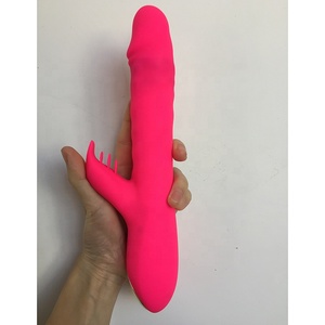 Silikon Medis Mainan Menyodorkan G Spot <span class=keywords><strong>Vagina</strong></span> Klitoris Menyodorkan Dildo Mainan Seks untuk Pasangan Kelinci <span class=keywords><strong>Vibrator</strong></span> Seks Mainan untuk Wanita - Product Image 3