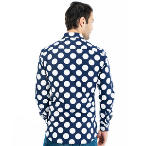 <span class=keywords><strong>Camicie</strong></span> Da Uomo Per Mens Casuali Sottile T 100% Cotone Personalizzata Vestito Dalla Stampa Floreale Manica Lunga da Uomo Nuovo Modello di <span class=keywords><strong>Misura</strong></span> stampato Camicia Spiaggia - Product Image 4