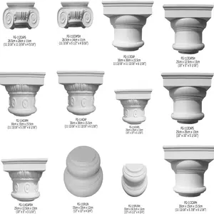 Décorations en polyuréthane de haute qualité, lot de pièces, éléments en polyuréthane